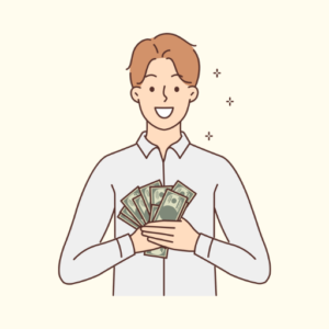 AI副業キャラクターエイト、お金